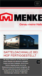 Mobile Screenshot of hallenbauer.de